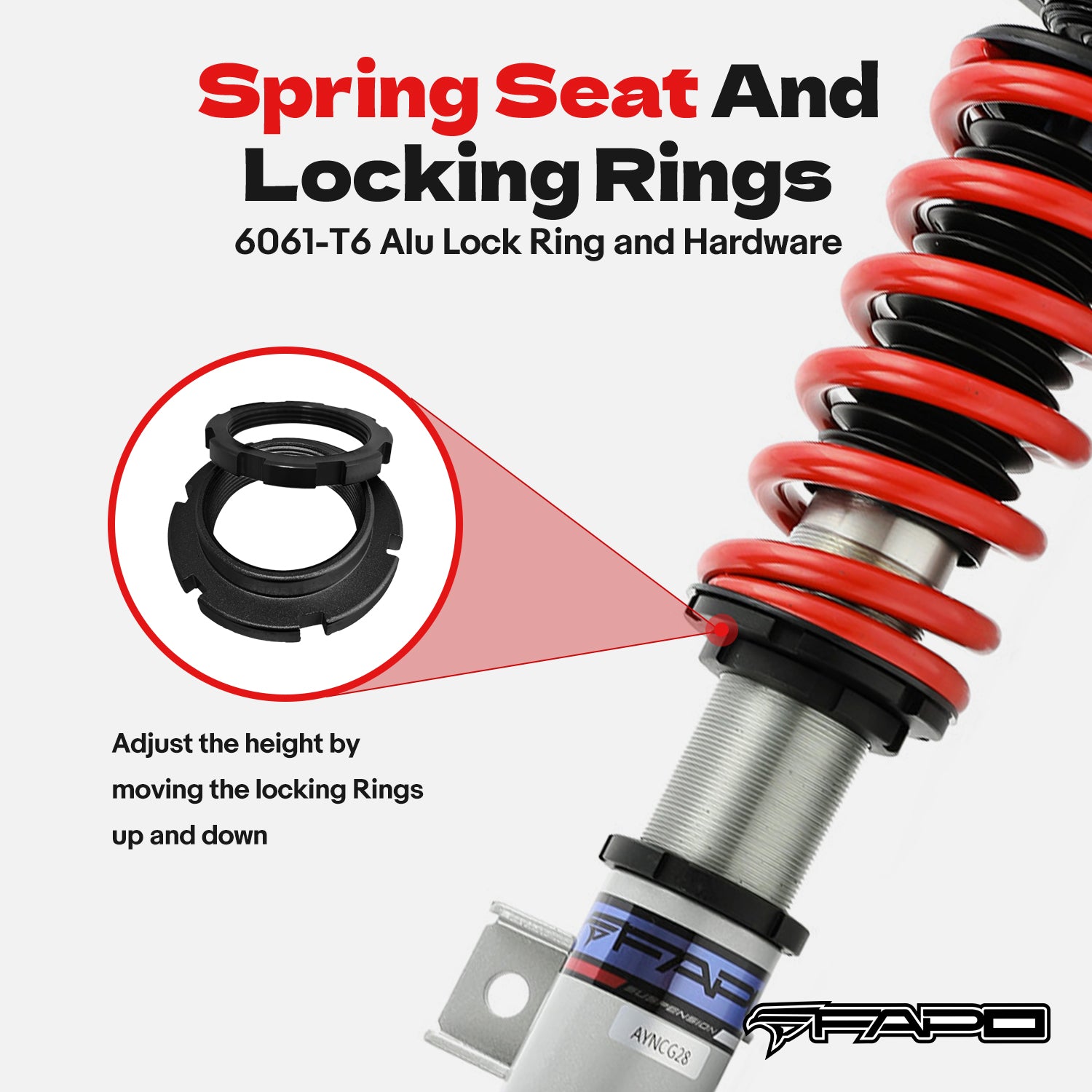 Coilover for Ford Mustang 6th Gen 2.3T/5.0T S550 2015-2023 PS027410