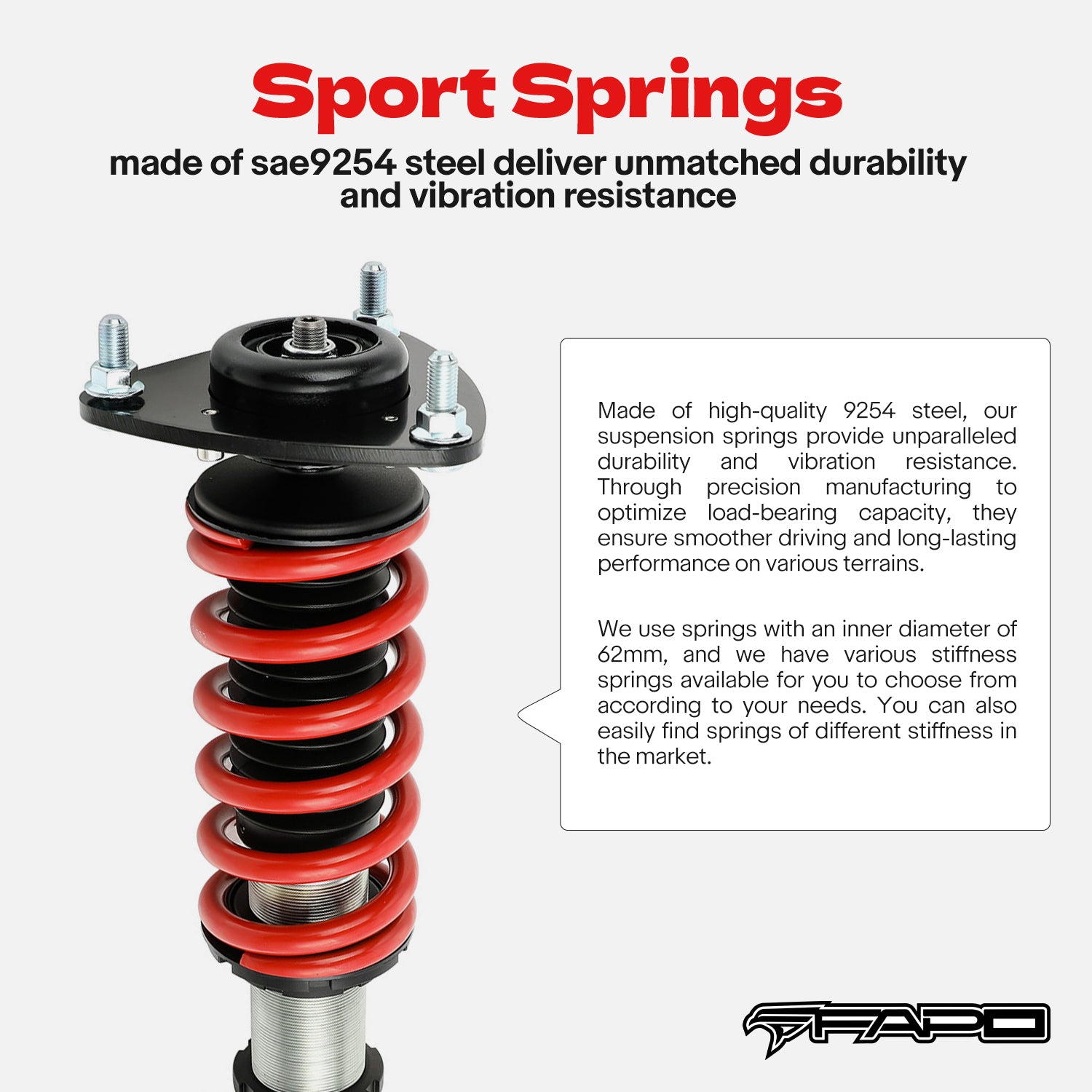 Coilover for Ford Mustang 6th Gen 2.3T/5.0T S550 2015-2023 PS027410