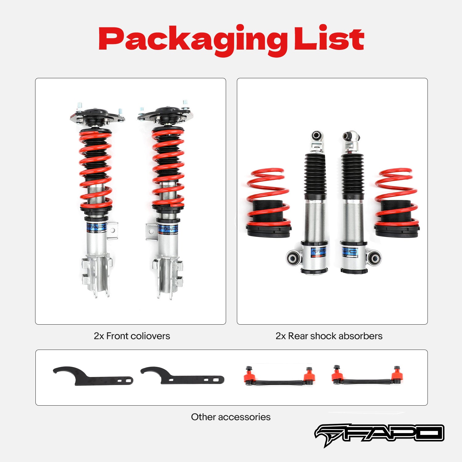 Coilover for Hyundai Veloster 2012-2017 PS029010