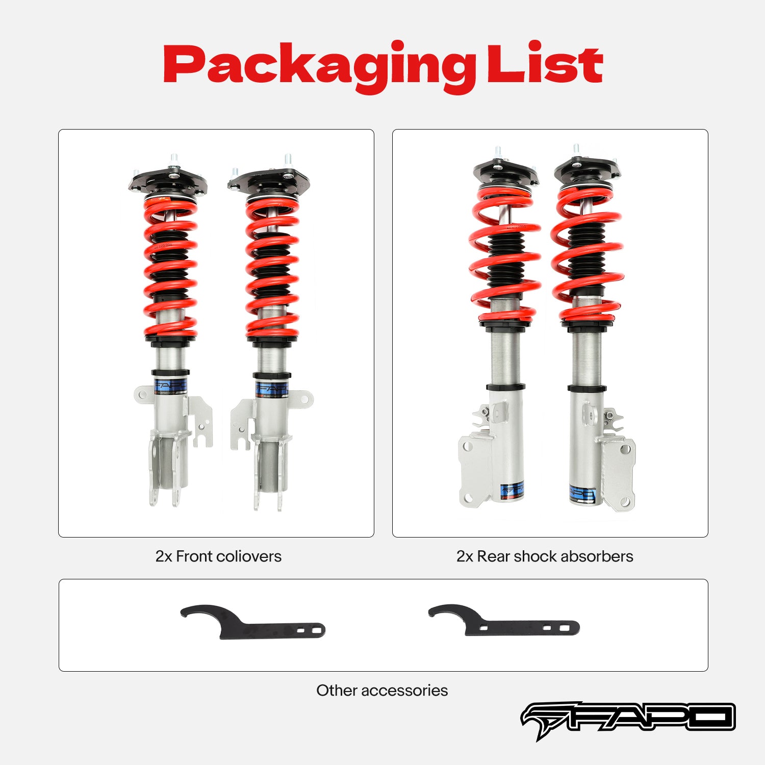 Coilovers for Toyota Camry( XV20) 1997-2001 PS035510