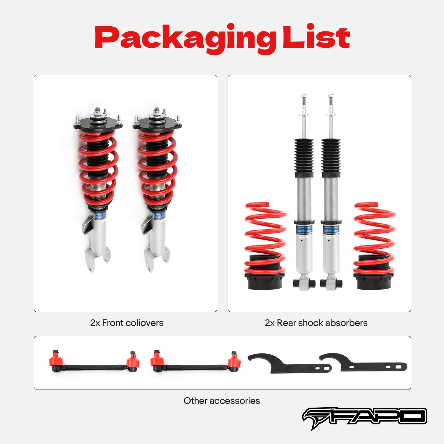 Coilover for Tesla Model 3 2WD 2017+ PS039910