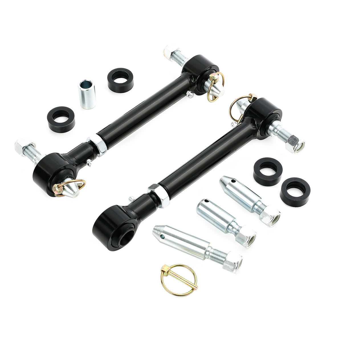 Share FAPO Front Quick Disconnect 2.5-6" Sway Bar Links For Jeep Wrangler JK 2007-2018