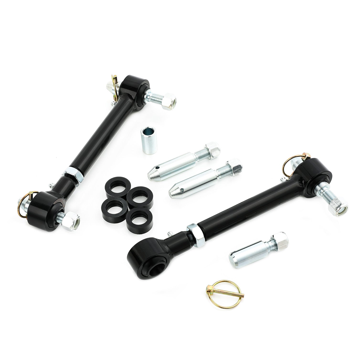 Share FAPO Front Quick Disconnect 2.5-6" Sway Bar Links For Jeep Wrangler JK 2007-2018