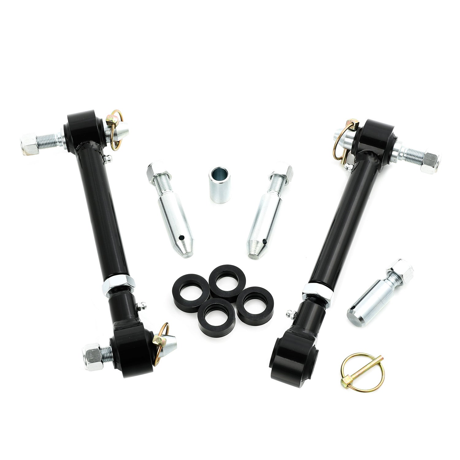 Share FAPO Front Quick Disconnect 2.5-6" Sway Bar Links For Jeep Wrangler JK 2007-2018
