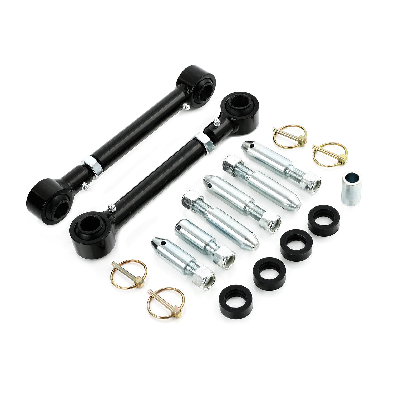 Share FAPO Front Quick Disconnect 2.5-6" Sway Bar Links For Jeep Wrangler JK 2007-2018