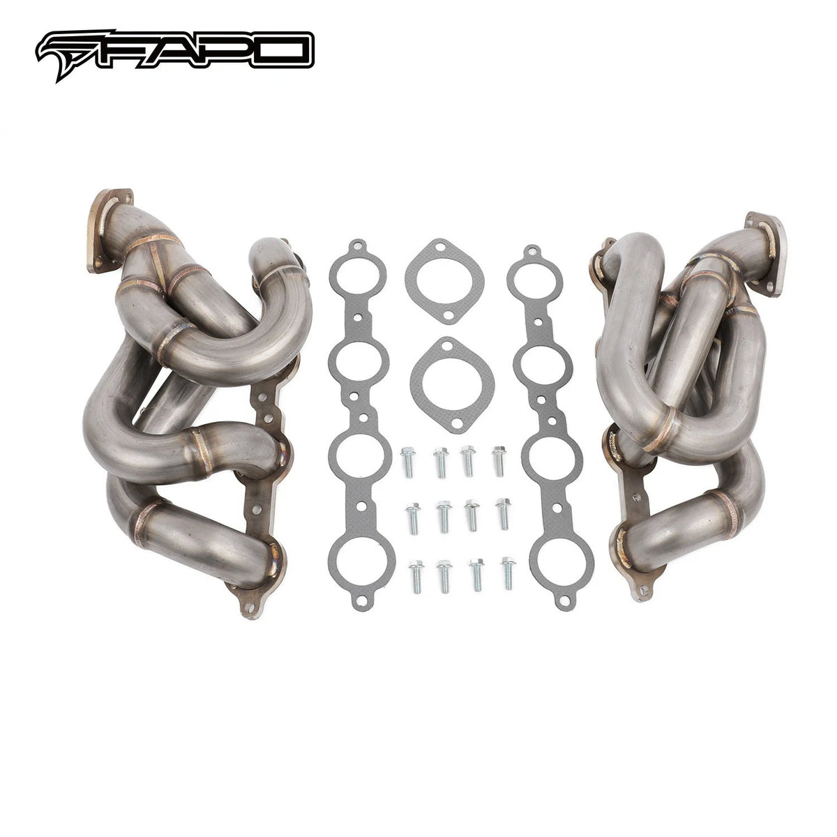 FAPO Shorty Headers for 2010-2015 Chevy Camaro SS 6.2L LS3 L99 V8 376 1-7/8 in