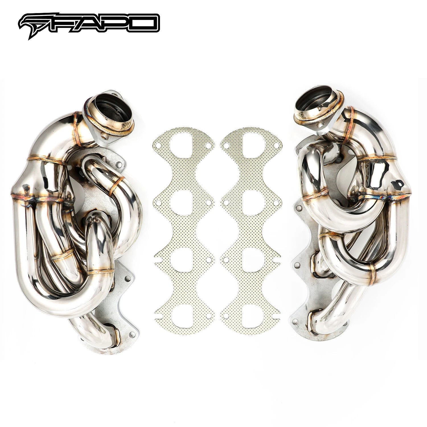 FAPO Shorty Headers for 05-10 Ford Mustang GT Shelby Bullitt Lujo 4.6L Modular