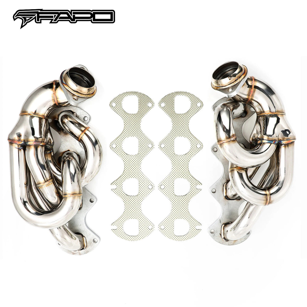 FAPO Shorty Headers for 05-10 Ford Mustang GT Shelby Bullitt Lujo 4.6L Modular