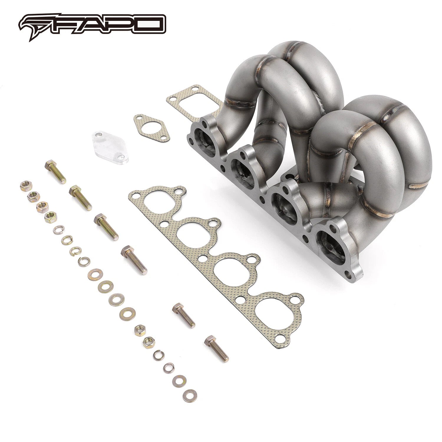 FAPO Turbo Manifold for Honda Civic del Sol CRX D15 D16 SOHC T3 38mm SCHEDULE40