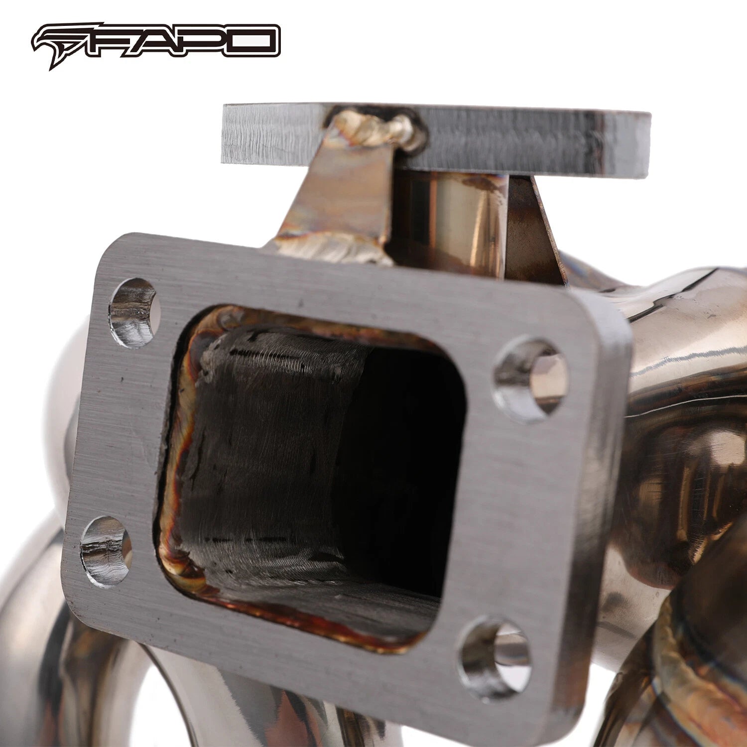 FAPO Turbo Manifold for Honda Civic del Sol CRX D15 D16 SOHC T3 38mm WG Ram Horn