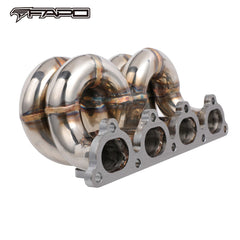 FAPO Turbo Manifold for Honda Civic del Sol CRX D15 D16 SOHC T3 38mm WG Ram Horn
