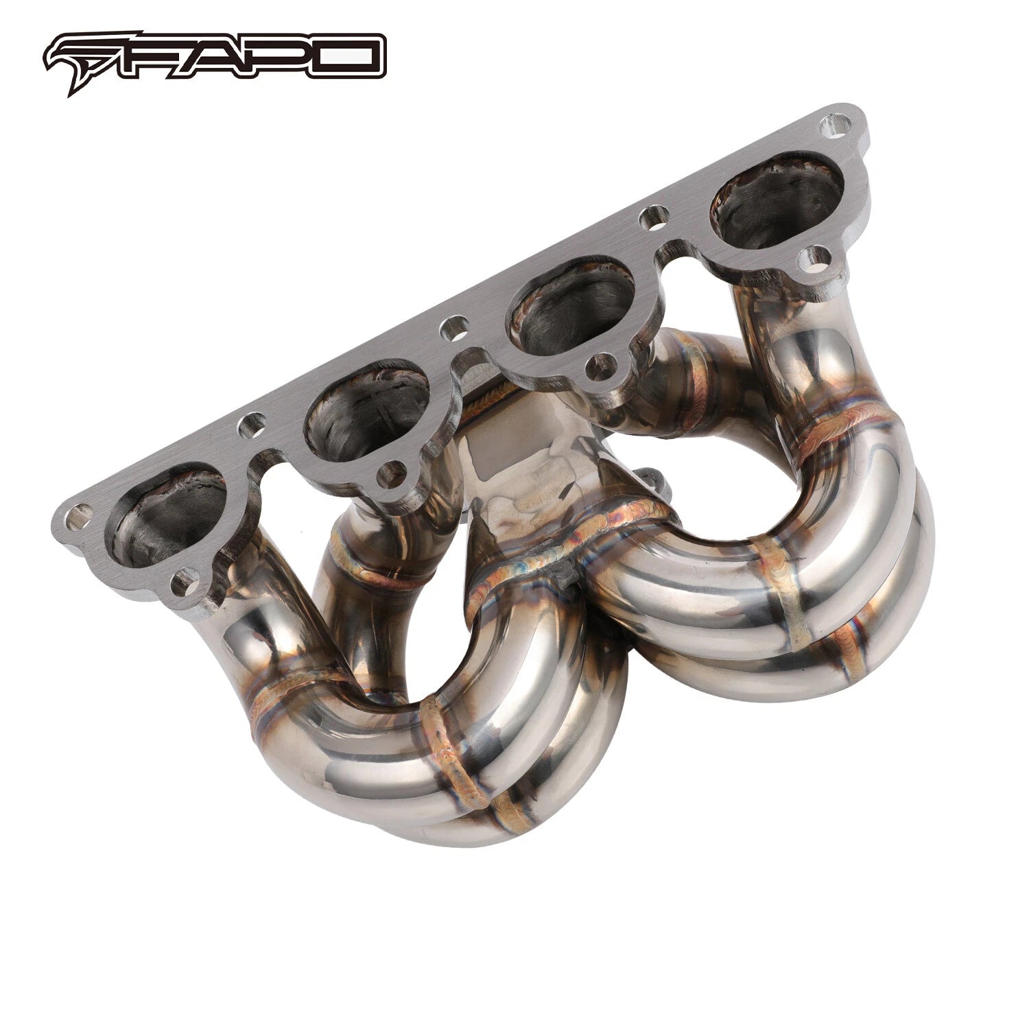 FAPO Turbo Manifold for Honda Civic del Sol CRX D15 D16 SOHC T3 38mm WG Ram Horn