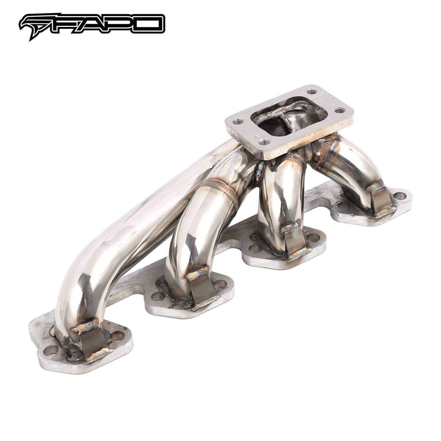 FAPO Turbo Manifold T3 for 83-89 Ford Mustang SVO Thunderbird Mercury Cougar XR-7 Merkur XR4Ti 2.3L Side Mount