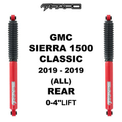 P1 Off-road Rear shock for CHEVROLET SILVERADO 1500 2007-2021 GMC SIERRA 1500 2007 - 2021 CHEVYROLET SILVERADO 1500 CLASSIC 2019-2019 GMC SIERRA 1500 CLASSIC 2019-2019 0-4" lift PA162010