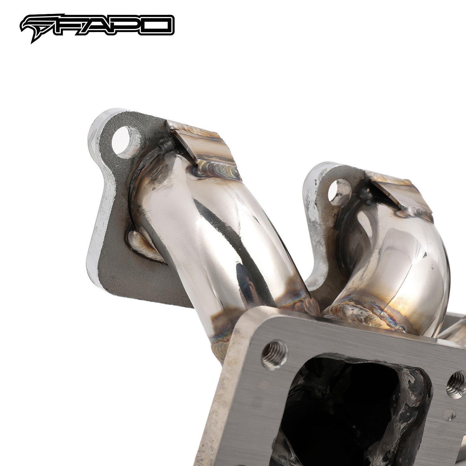 FAPO Turbo Manifold T3 for 83-89 Ford Mustang SVO Thunderbird Mercury Cougar XR-7 Merkur XR4Ti 2.3L Side Mount