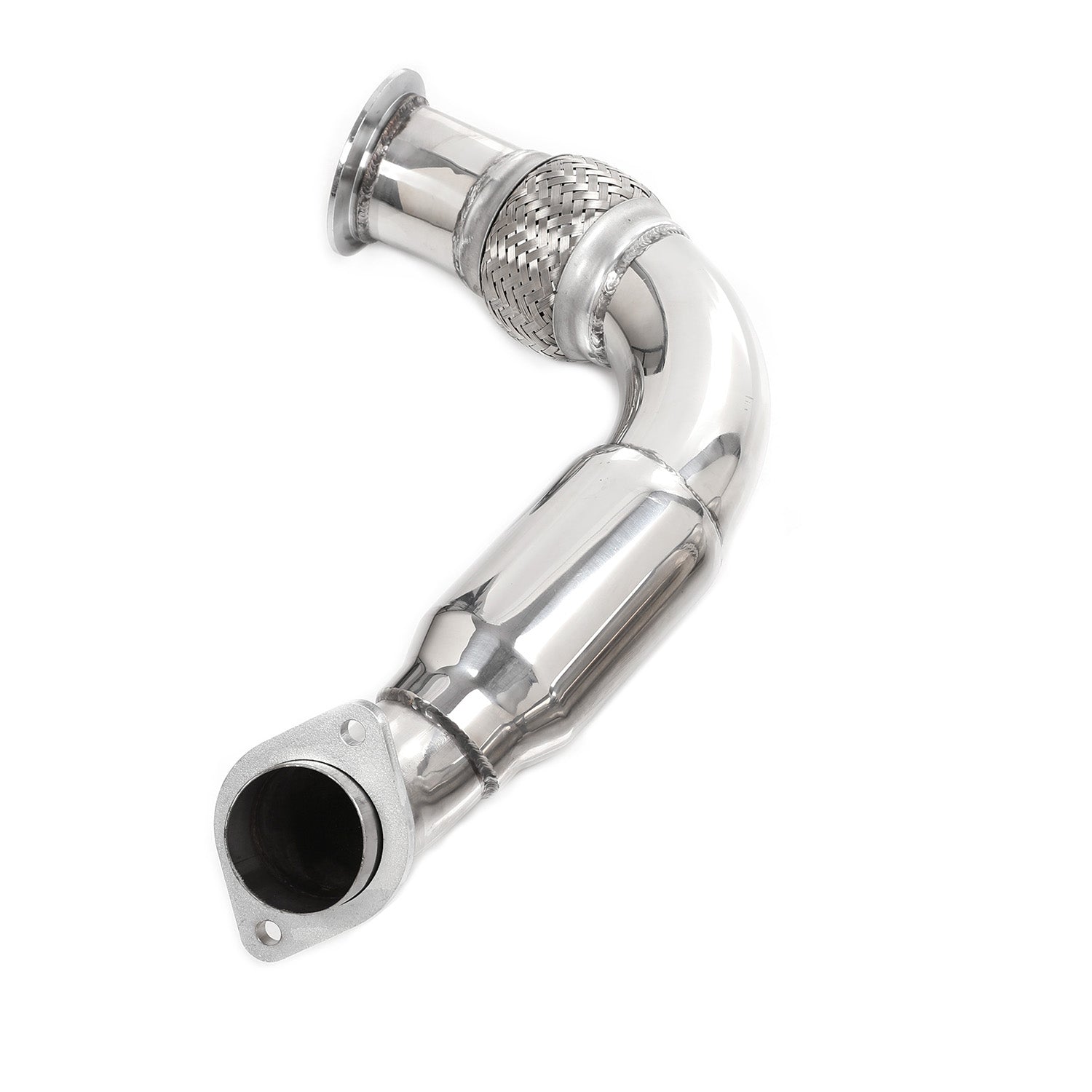 FAPO TURBO EXHAUST DOWNPIPE FOR 08-14 BMW 650i X6/X5/5/6/7-SERIES N63B44 4.4 V8