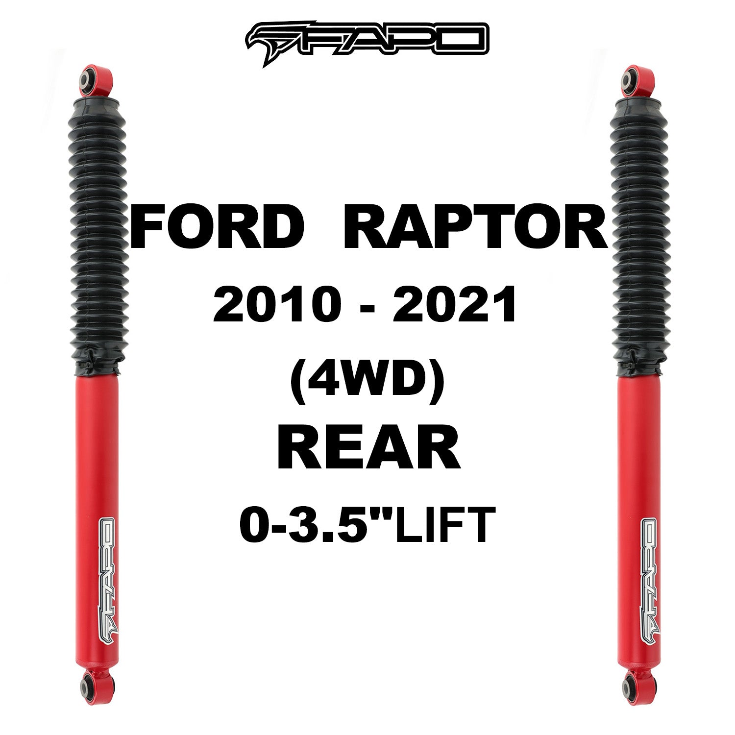 P1 Off-road Rear Shock for FORD F-150 2004-2021  0-3.5" lift PA267110