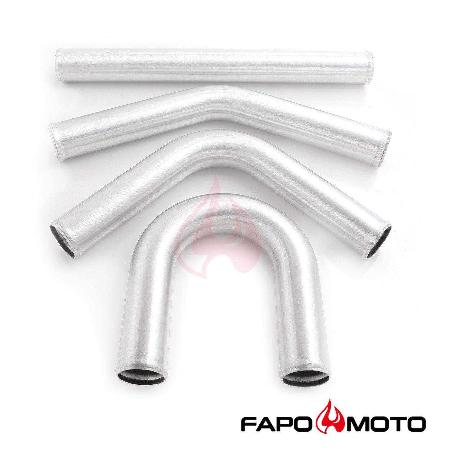2.5¡±  63mm Turbo Intercooler Pipe Kit Aluminum Polished Hose Clamp DIY black Universal FE559210