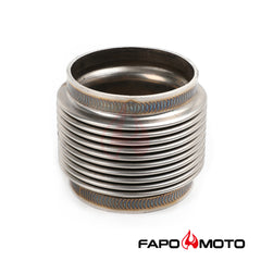 FE902510 2.5¨•ID T304 SS EXHAUST FLEX BELLOWS 2.55¨• Long Flex Joint Pipe ULTRA STRONG