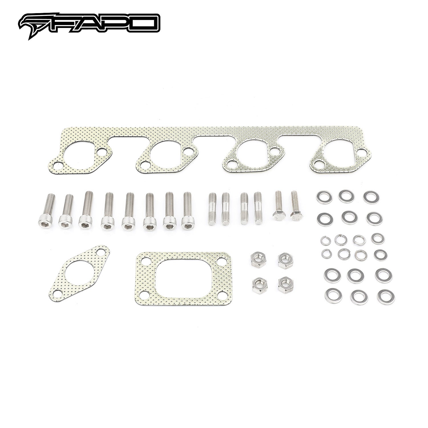 FAPO T3 Turbo Manifold for 83-89 Ford Thunderbird Mustang SVO Mercury Cougar XR-7 Merkur XR4Ti 2.3L