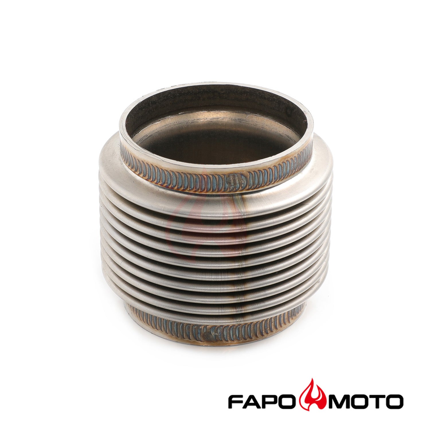FE902310 2.25  ID T304 SS EXHAUST FLEX BELLOWS 2.55  Long Flex Joint Pipe ULTRA STRONG