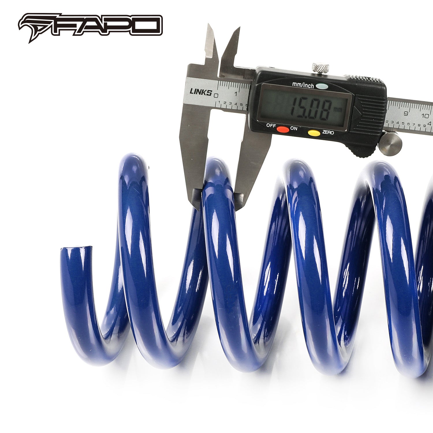 Lowering Springs compatible with Dodge Challenger 08-21 1.5 F/1.5 R V6 V8 BLUE 1.5  Drop FL069510