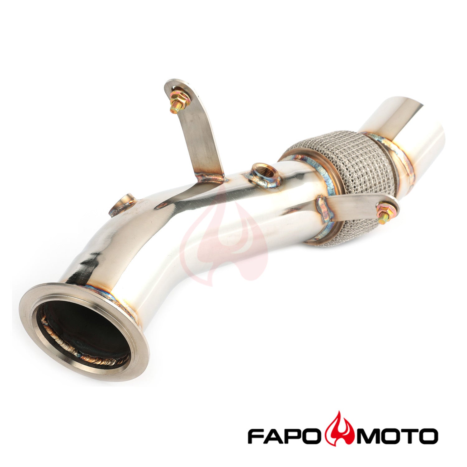 FAPO 3.5 in Turbo Catless Downpipe For N55 BMW 535i 640 740Li F01 F07 F10 F11 F12 F13