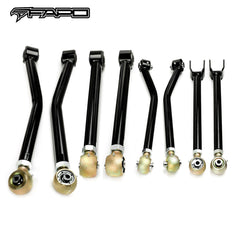 FZ060110+FZ060120+FZ060130+FZ060140 Adjustable Control Arms For Jeep Wrangler 07-18 JK 0-6  Lift Kits 8PCS