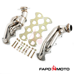 FE696510 FAPO Shorty Headers for 04-10 Ford F150 XL XLT FX4 Lariat King Ranch 5.4L 330 V8