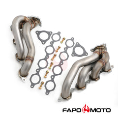 FE640160 FAPO Shorty Headers for 14-18 Chevy Silverado GMC Sierra 1500 5.3L V8 1-7/8  Primary 409SS