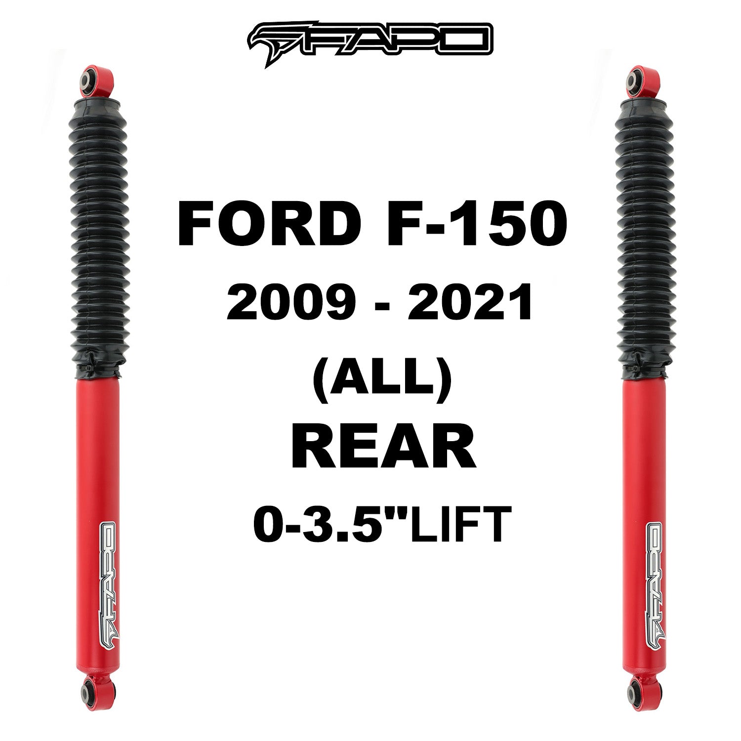 P1 Off-road Rear Shock for FORD F-150 2004-2021  0-3.5" lift PA267110