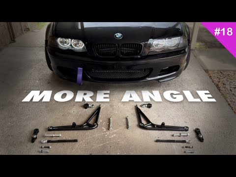 Front Steering Drift Lower Control Arm Wide Angle Kit For BMW E46 PZ006310